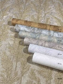 Tapete Vlies Gräser Pflanzen Weiß-grau Metallic 85735 -Fashion Home Wallpaper Store Tapete Vlies Graeser Pflanzen weiss grau Metallic 85735 63210238 3