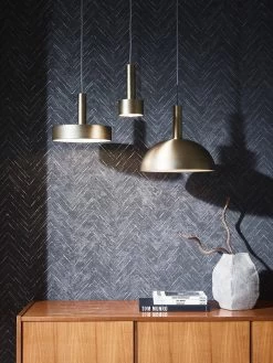 Tapete Vlies Marburg Linie Zick-Zack Grau Metallic 84880 -Fashion Home Wallpaper Store Tapete Vlies Marburg Linie Zick Zack grau metallic 84880 63204748 1