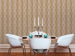 Tapete Vlies Barock Beigegold Glanz Hermitage 33545-4 -Fashion Home Wallpaper Store Tapete Vlies Ornament Barock beigegold Glanz Her 1