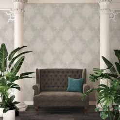 A.S. Creation Tapete Vlies Ornamente Glitzer Taupe AS Creation 95372-1 -Fashion Home Wallpaper Store Tapete Vlies Ornamente Glitzer taupe AS Creation 95372 1 141595 5