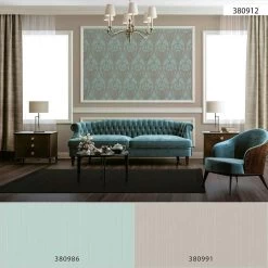 Tapete Vlies Ornamente Klassik Mint-grün Beige 38091-2 -Fashion Home Wallpaper Store Tapete Vlies Ornamente Klassik mint gruen beige 38091 2 63209817 1