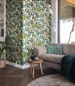 Tapete Vlies Rasch Blätter Botanik Grün Blau Weiß 485523 -Fashion Home Wallpaper Store Tapete Vlies Rasch Blaetter Botanik gruen blau weiss 485523 63211674 1