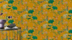 Tapete Vlies Rasch Blätter Vögel Gelb Grün 539448 -Fashion Home Wallpaper Store Tapete Vlies Rasch Blaetter Voegel gelb gruen 539448 63208795 1
