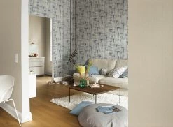 Tapete Vlies Rasch Uni Vintage Beige Blau 650457 -Fashion Home Wallpaper Store Tapete Vlies Rasch Uni Vintage beige blau 650457 63207146 2