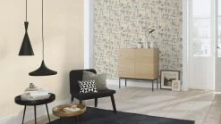 Tapete Vlies Rasch Uni Vintage Beige Blau 650457 -Fashion Home Wallpaper Store Tapete Vlies Rasch Uni Vintage beige blau 650457 63207146 3