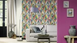 Tapete Vlies Raute Ethno Bunt Rasch 704051 -Fashion Home Wallpaper Store Tapete Vlies Raute Ethno bunt Rasch 704051 63208710 1