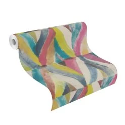 Tapete Vlies Raute Ethno Bunt Rasch 704051