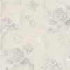 Tapete Vlies Architects Paper Rosen Weißgrau Glanz 95983-4 -Fashion Home Wallpaper Store Tapete Vlies Rosen Ranken weissgrau Metallic 95983