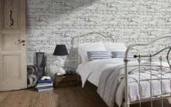 A.S. Creation Vliestapete Steine Vintage Grau Rot 36280-2 -Fashion Home Wallpaper Store Tapete Vlies Steine Vintage weiss grau 36280 2 1 2