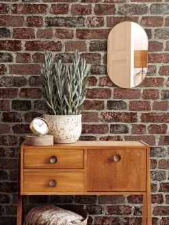 Tapete Vlies Steinmauer 3D Granulat Rot Braun 58408 -Fashion Home Wallpaper Store Tapete Vlies Steinmauer 3D Granulat rot braun 58408 192116 1