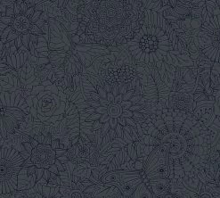 A.S. Creation Kindertapete Mandala Schmetterlinge Schwarz Glanz 35816-2