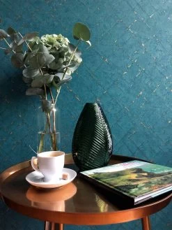 A.S. Creation Tapete Vlies Abstrakt Karo Blau Gold 36881-5 -Fashion Home Wallpaper Store Tapete Vlies abstrakt Raute blau gold 36881 5 190800 1