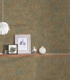 A.S. Creation Tapete Vlies Meliert Einfarbig Bronze Blau 37655-9 -Fashion Home Wallpaper Store Tapete Vlies meliert Einfarbig bronze blau 37655 9 63205708 5