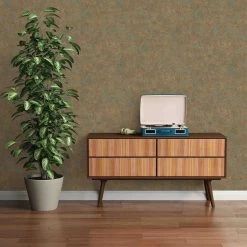 A.S. Creation Tapete Vlies Meliert Einfarbig Bronze Blau 37655-9 -Fashion Home Wallpaper Store Tapete Vlies meliert Einfarbig bronze blau 37655 9 63205708 6