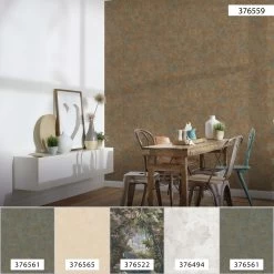 A.S. Creation Tapete Vlies Meliert Einfarbig Bronze Blau 37655-9 -Fashion Home Wallpaper Store Tapete Vlies meliert Einfarbig bronze blau 37655 9 63205708 7
