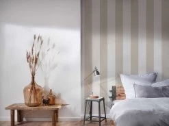 A.S. Creation Tapete Vlies Weiß Beige Streifen 37554-3 | 375543 -Fashion Home Wallpaper Store Tapete Vlies weiss beige Streifen 37554 3 375543 63204462 1