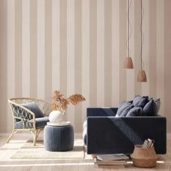 A.S. Creation Tapete Vlies Weiß Beige Streifen 37554-3 | 375543 -Fashion Home Wallpaper Store Tapete Vlies weiss beige Streifen 37554 3 375543 63204462 3