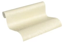 A.S. Creation Tapete Vlies Einfarbig Meliert Creme-beige 37228-5