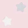 Kindertapete Papier Sterne Groß Rosa Weiß Grau 102242 -Fashion Home Wallpaper Store Tapeten Musterartikel 202242 63204796