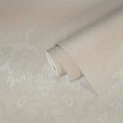 A.S. Creation Tapete Vlies Barock-Design Greige Silber 38708-2