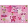 Kinderteppich Fashion Cats Spielteppich 80x120 Cm Pink Rosa -Fashion Home Wallpaper Store Teppich Kinderteppich Fashion Cats Katzen S 1