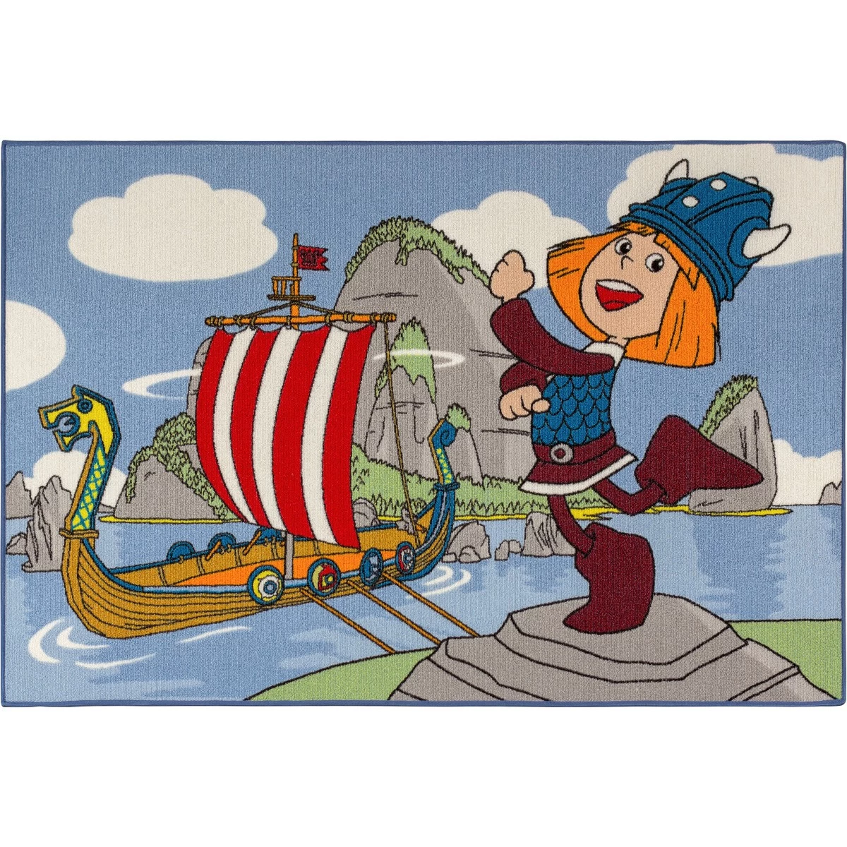 Teppich Wickie Kinderteppich Kinder Spielteppich 95x133 Cm 3 Teppich Wickie Kinderteppich Kinder Spielteppich 95x133 Cm