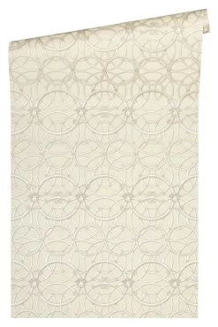 Versace Home Tapete Medusa Creme Weiß Metallic 370493 7 Versace Home Tapete Medusa Creme Weiß Metallic 370493 -Fashion Home Wallpaper Store Versace Home IV Vinyltapete Medusa Ringe creme weiss Metallic 370493 63200267 2