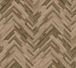 Versace Home Tapete Fischgrät Braun Beige Glanz 370512