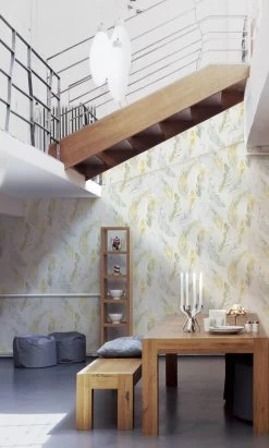 A.S. Creation Vlies Tapete Palmwedel Hellgrau Braun AS Creation 35896-1 -Fashion Home Wallpaper Store Vlies Tapete Palmwedel hellgrau braun AS Creation