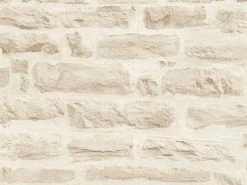 A.S. Creation Vlies Tapete Steinoptik Cremeweiß AS Creation 35580-3 -Fashion Home Wallpaper Store Vlies Tapete Steinoptik Steinmauer cremeweiss AS Creation 35580 3 183020 1