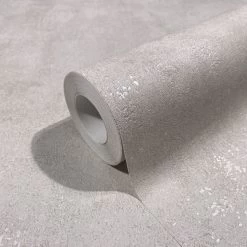Vliestapete Marburg Grau Uni Beton Optik 34265