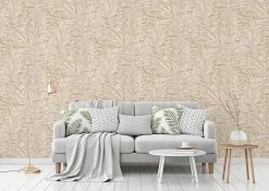 A.S. Creation Vliestapete 386002 Blätter Creme Kupfer Metallic -Fashion Home Wallpaper Store Vliestapete 386002 Blaetter Creme Kupfer Metallic 63212613 3