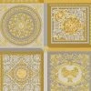 Versace Vliestapete 38704-5 Fliesen Optik Silber Gold -Fashion Home Wallpaper Store Vliestapete 38704 5 Fliesen Optik Silber Gold VERSACE Home Tapete 63213746