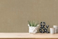 A.S. Creation Tapete Vlies Gold Beige Uni Meliert 385967 AS Geo Effect -Fashion Home Wallpaper Store Vliestapete AS Creation Gold Beige Putzoptik 385967 63213011 3