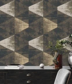 A.S. Creation Tapete Vlies Schwarz Weiss Dreieck Vintage 383532 13 A.S. Creation Tapete Vlies Schwarz Weiss Dreieck Vintage 383532 -Fashion Home Wallpaper Store Vliestapete AS Creation Schwarz Weiss Dreiecke 383532 63212977 3