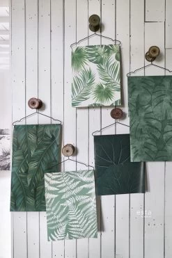 Fashion Home Wallpaper Store -Fashion Home Wallpaper Store Vliestapete Aquarell Blaetter dunkelgruen 139004 193251 1