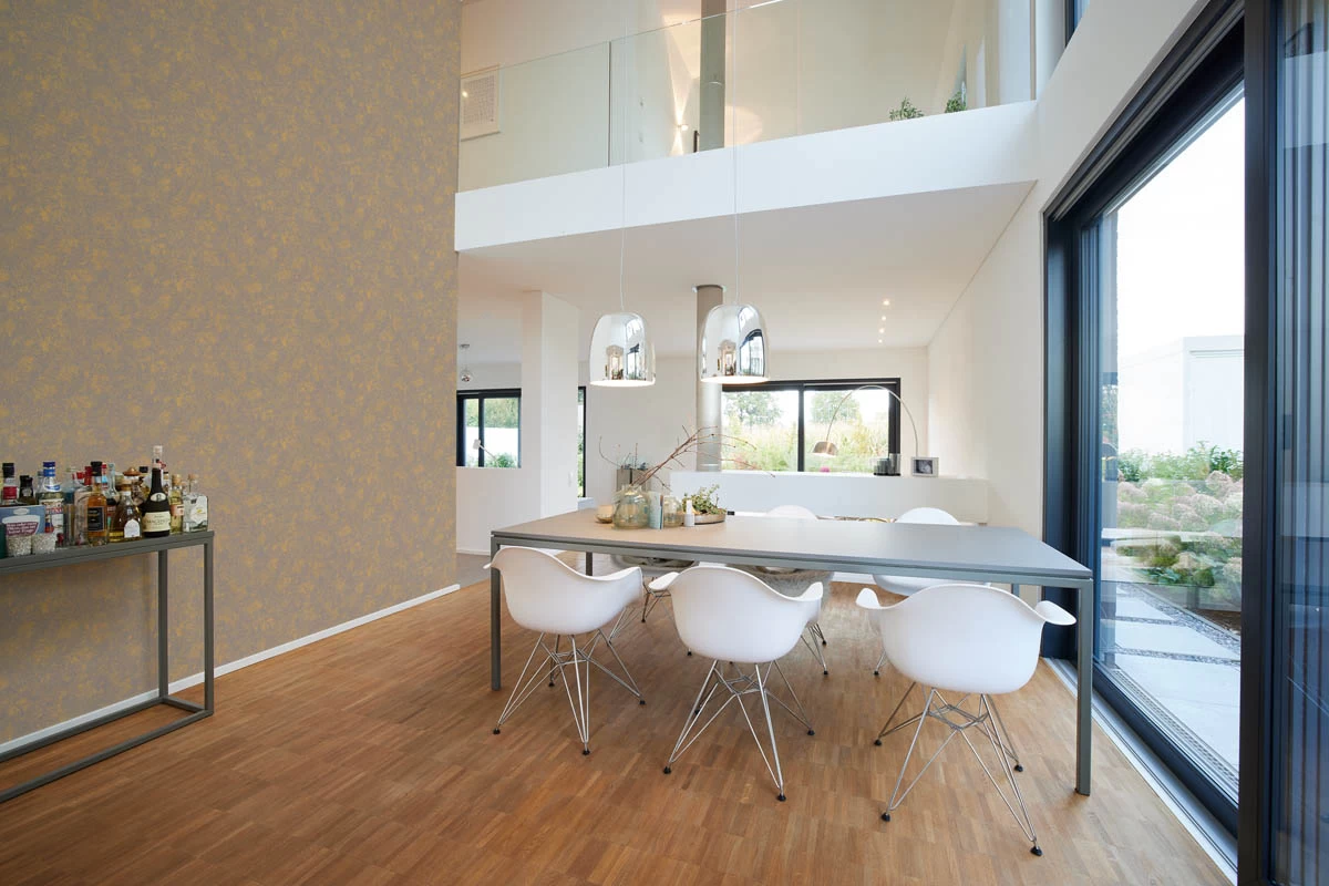 A.S. Creation Vliestapete Putzoptik Shabby Grau Gold Metallic 38969-1 3 A.S. Creation Vliestapete Putzoptik Shabby Grau Gold Metallic 38969-1