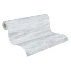 A.S. Creation Vliestapete Grau Silber Metallic Putz Optik 39041-3 -Fashion Home Wallpaper Store Vliestapete Beton Optik Grau Silber Metallic 39041 3 63215527 1