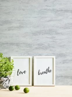 A.S. Creation Vliestapete Grau Silber Metallic Putz Optik 39041-3 -Fashion Home Wallpaper Store Vliestapete Beton Optik Grau Silber Metallic 39041 3 63215527 4