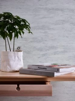 A.S. Creation Vliestapete Grau Silber Metallic Putz Optik 39041-3 -Fashion Home Wallpaper Store Vliestapete Beton Optik Grau Silber Metallic 39041 3 63215527 6