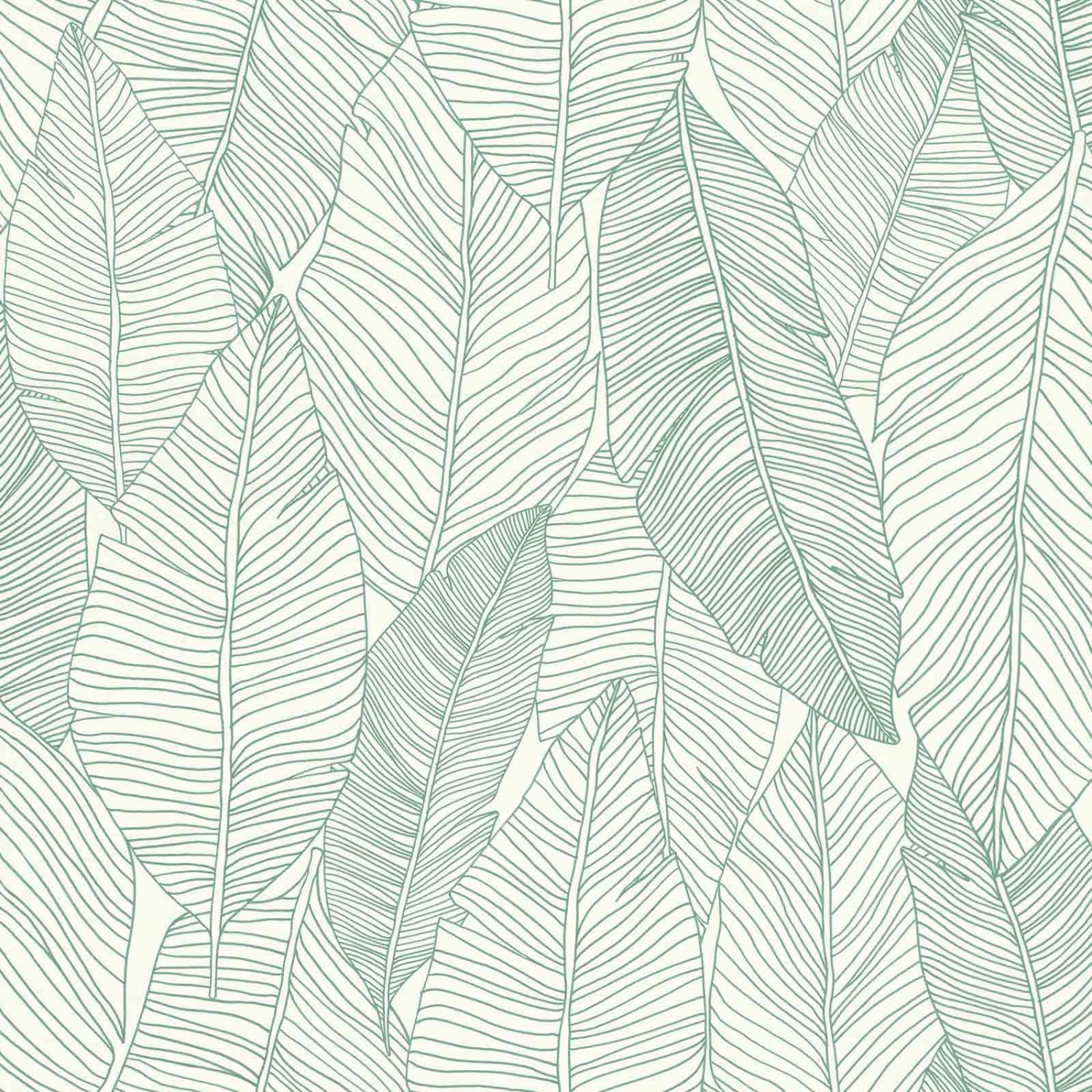 Vliestapete Blätter Linien Weiß Grün Jungle Fever 139010 3 Vliestapete Blätter Linien Weiß Grün Jungle Fever 139010