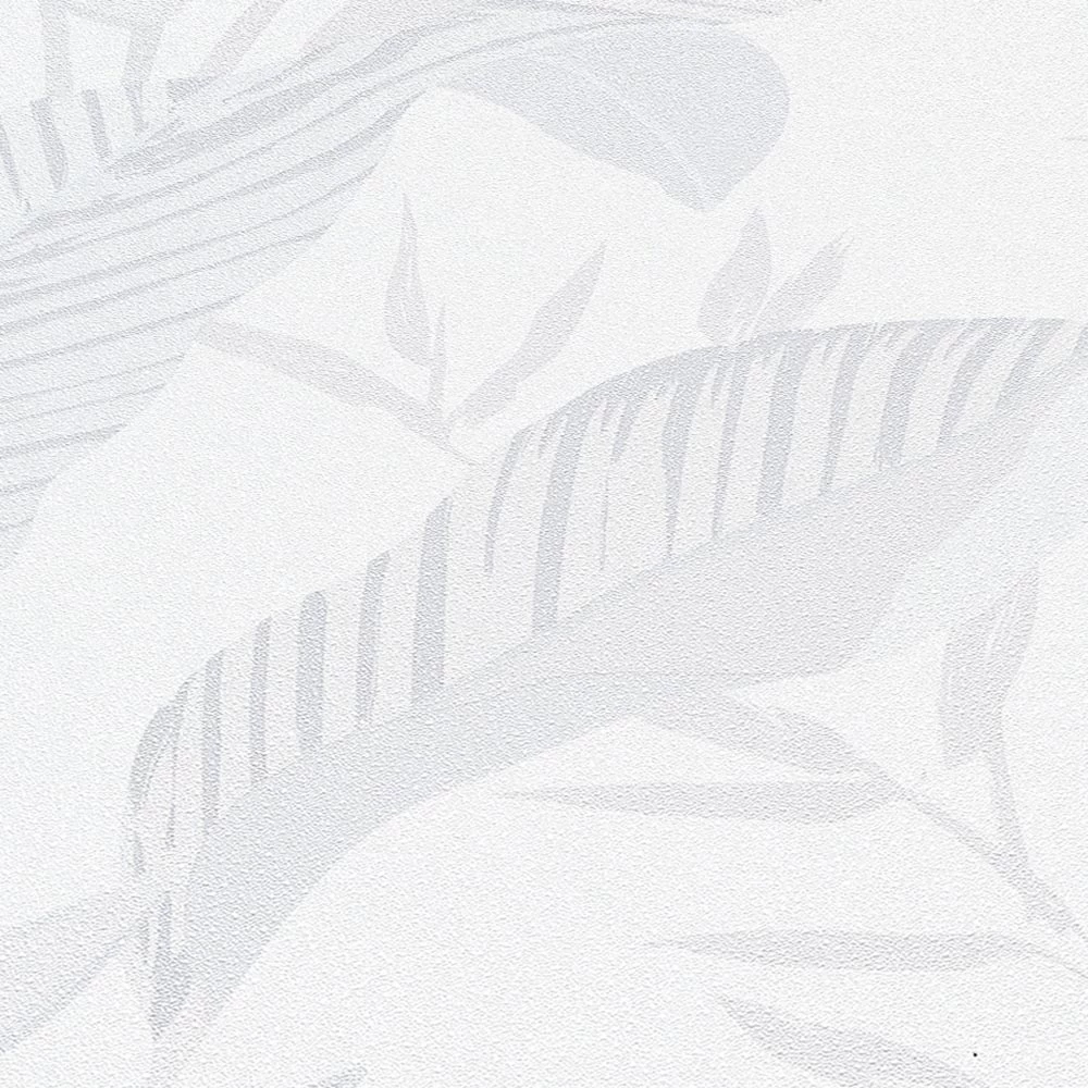 Vliestapete Elle Blattmuster Weiß Hellgrau 10332-01 4 Vliestapete Elle Blattmuster Weiß Hellgrau 10332-01 – Bild 2