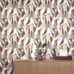 Vliestapete Elle Muster Grafik Beige Gold Metallic 10331-02