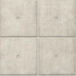 Rasch Vliestapete 499421 Steine Beton Grau Beige