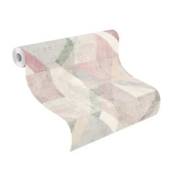 Rasch Vliestapete Rosa Beige Dreiecke Grafik 311914 -Fashion Home Wallpaper Store Vliestapete Rasch Grafik Muster Rosa Beige 311914 63214612 1