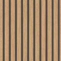 Rasch Vliestapete 499322 Paneele Holz Braun Schwarz