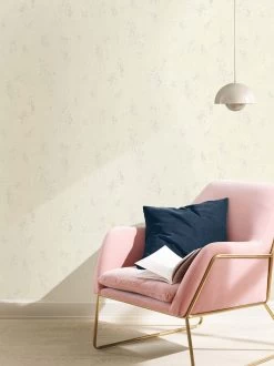 Rasch Vliestapete Weiß Silber Uni Vintage 315707