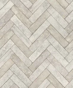 Rasch Vliestapete 499124 Backstein Optik Grau Beige