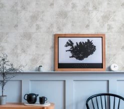 A.S. Creation Vliestapete Grafik Betonoptik Weiß Silber Metallic 38976-3 -Fashion Home Wallpaper Store Vliestapete Rauten Muster Weiss Silber Metallic 38976 3 63216921 4