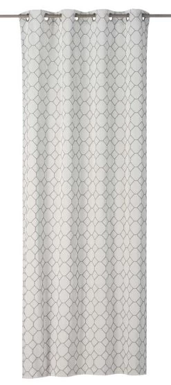 Ösenschal Alhambra Blickdicht Waben Offwhite-grau 199227